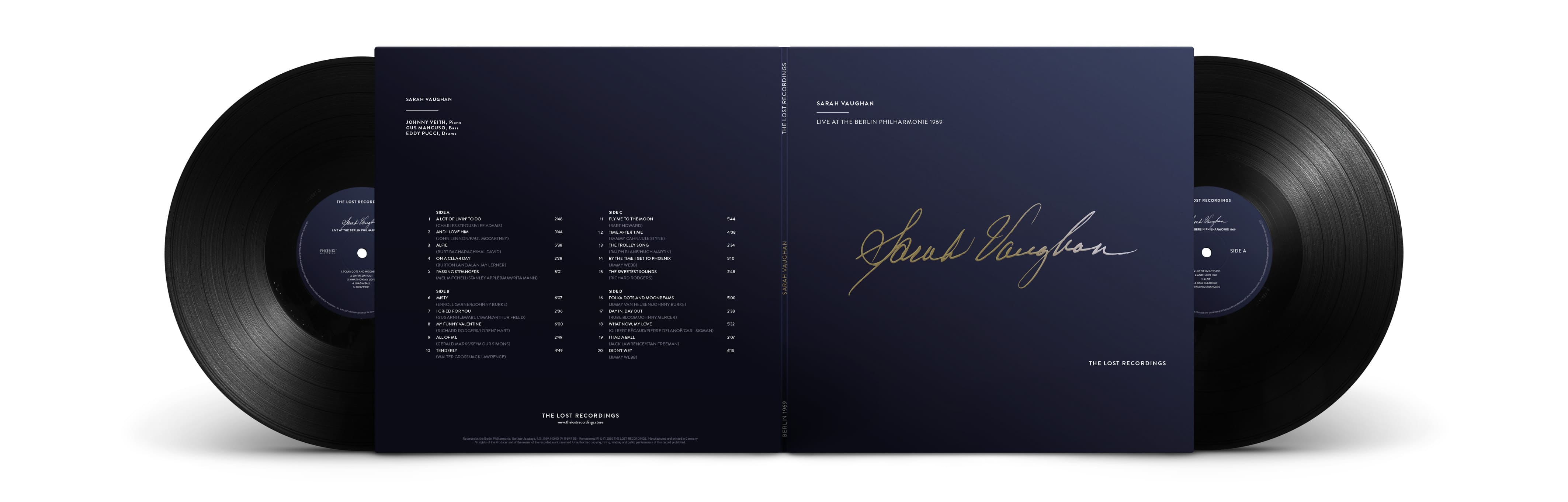 Sarah Vaughan Live at the Berlin Philharmonie 1969 - Double vinyle